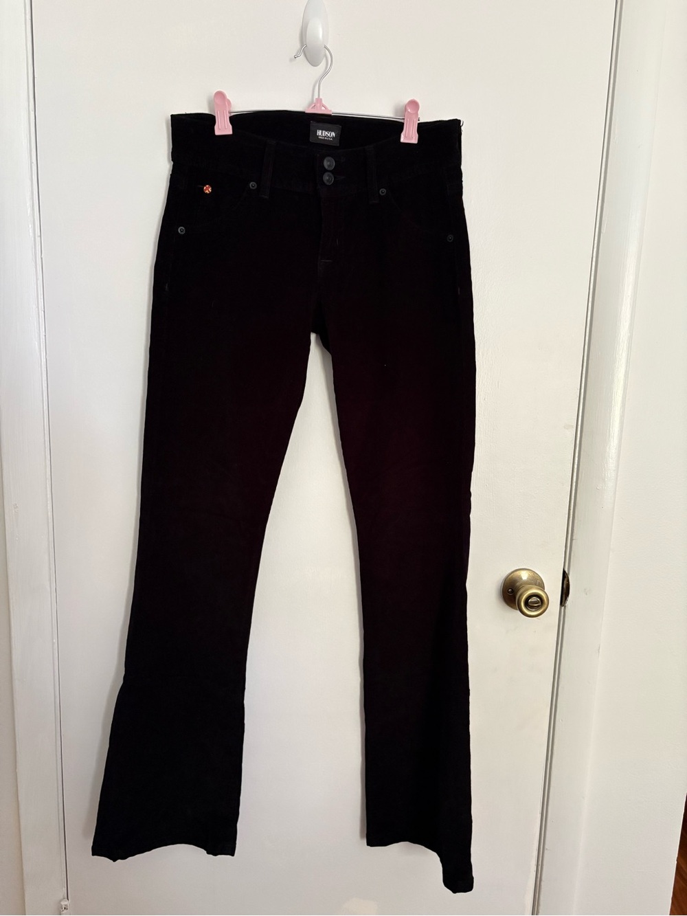 Hudson Jeans Women’s Size 27 Black Bootcut Flare Made in USA
